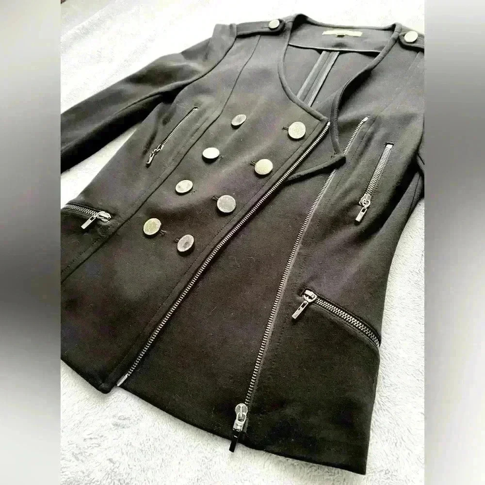 Gianni Bini Knit Military Jacket